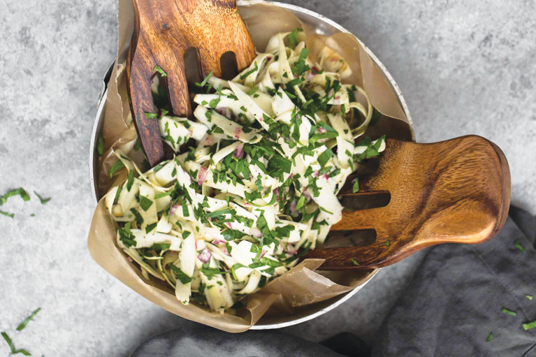  Shaved Parsnip Salad with Parsley
